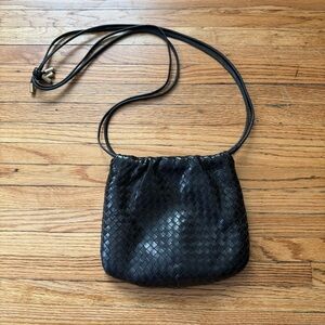 Vintage Jay Herbert by Sharif  Black Woven Purse
